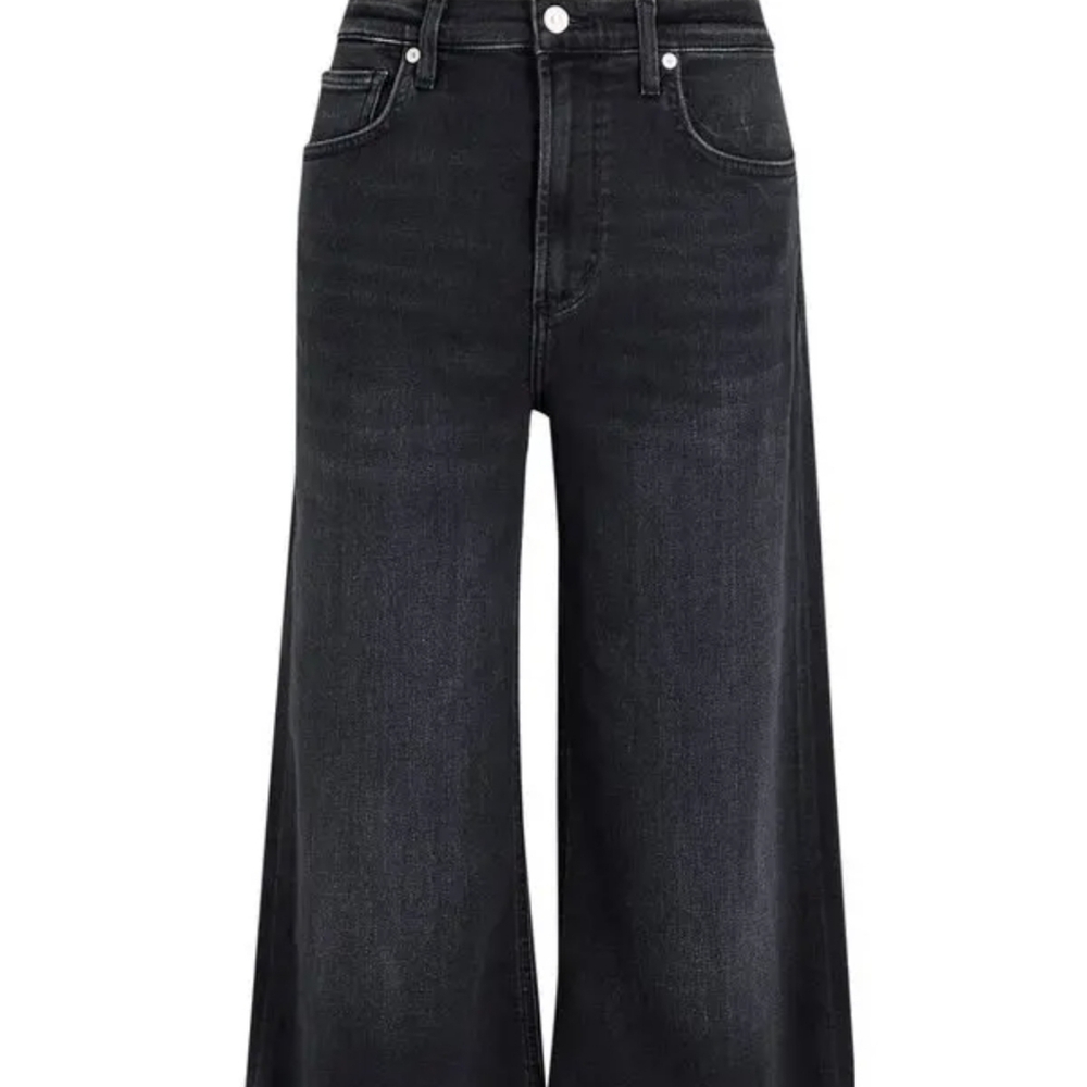 Citizens Of Humanity Black Wide Leg Jeans Women's
